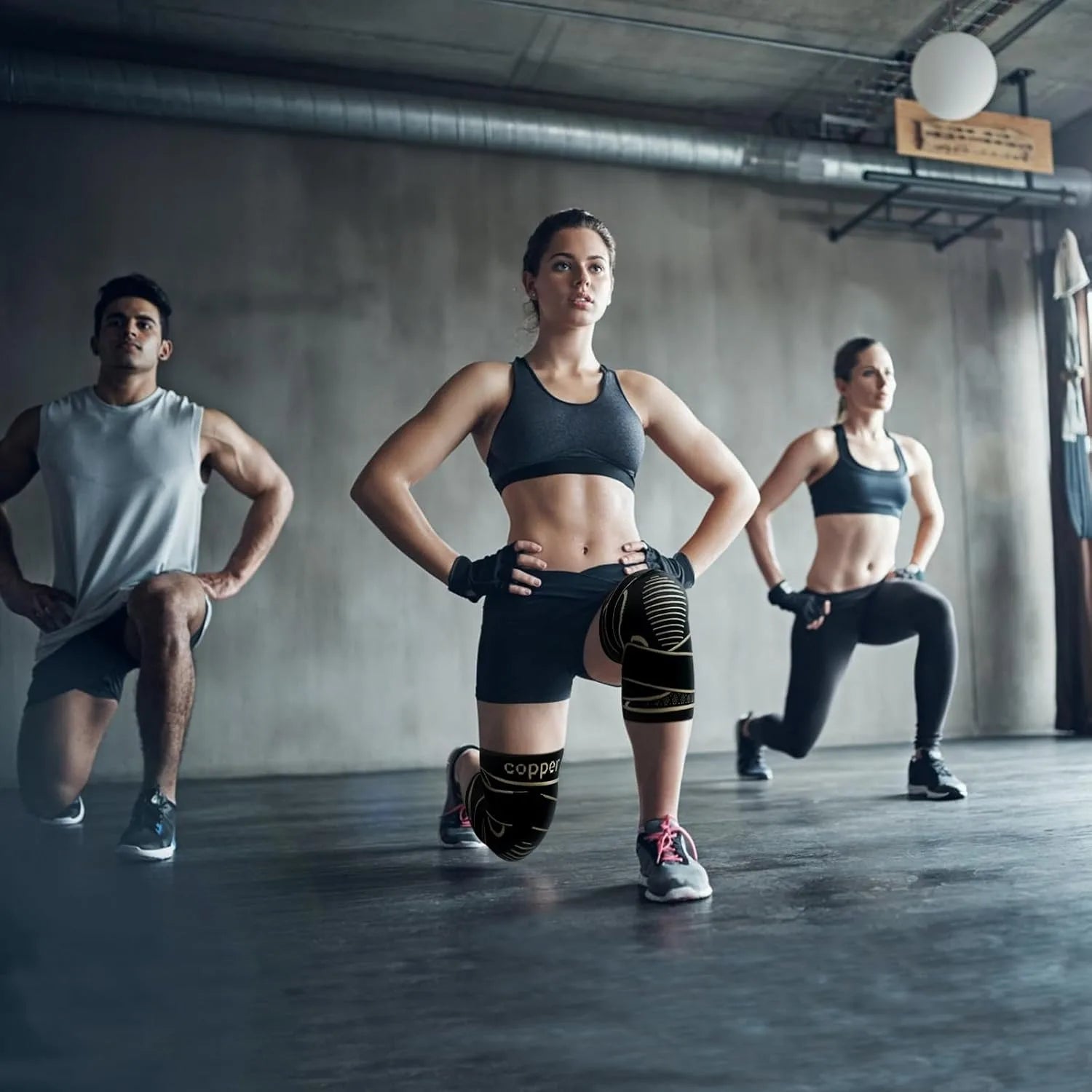 Rodilleras de cobre con correa para el dolor de rodilla mujeres y hombres, manga de compresión de rodilla para artritis, ACL, desgarro de menisco